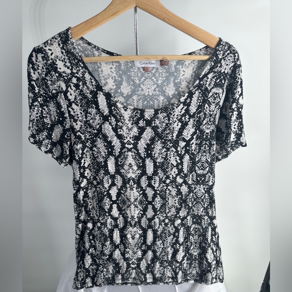 Calvin Klein snake print shirt